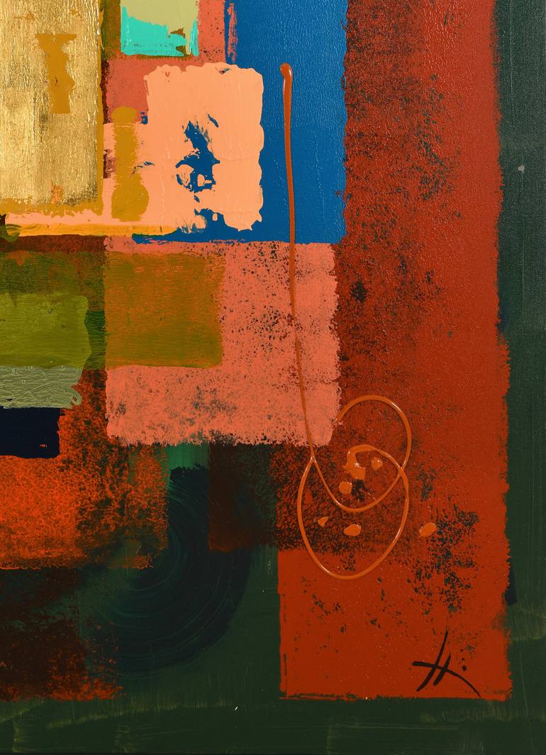 Original Abstract Painting by Fulvia Steardo Fermi