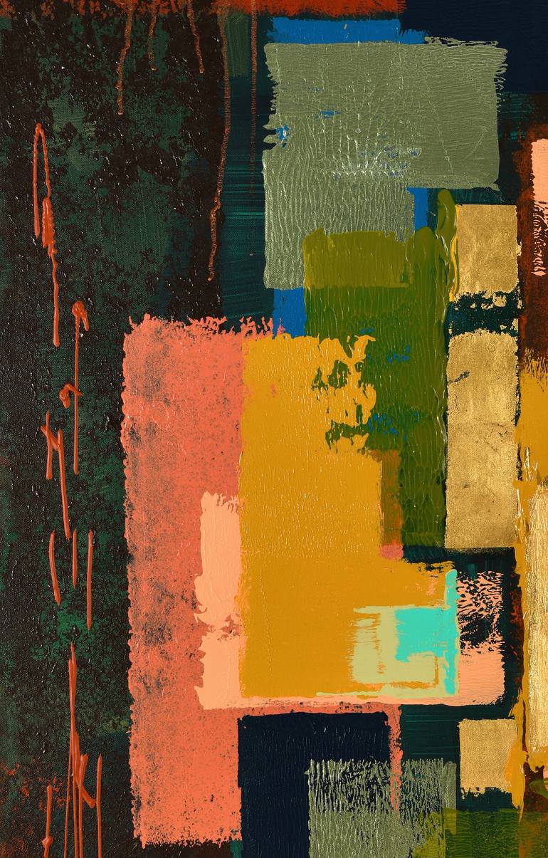 Original Abstract Painting by Fulvia Steardo Fermi