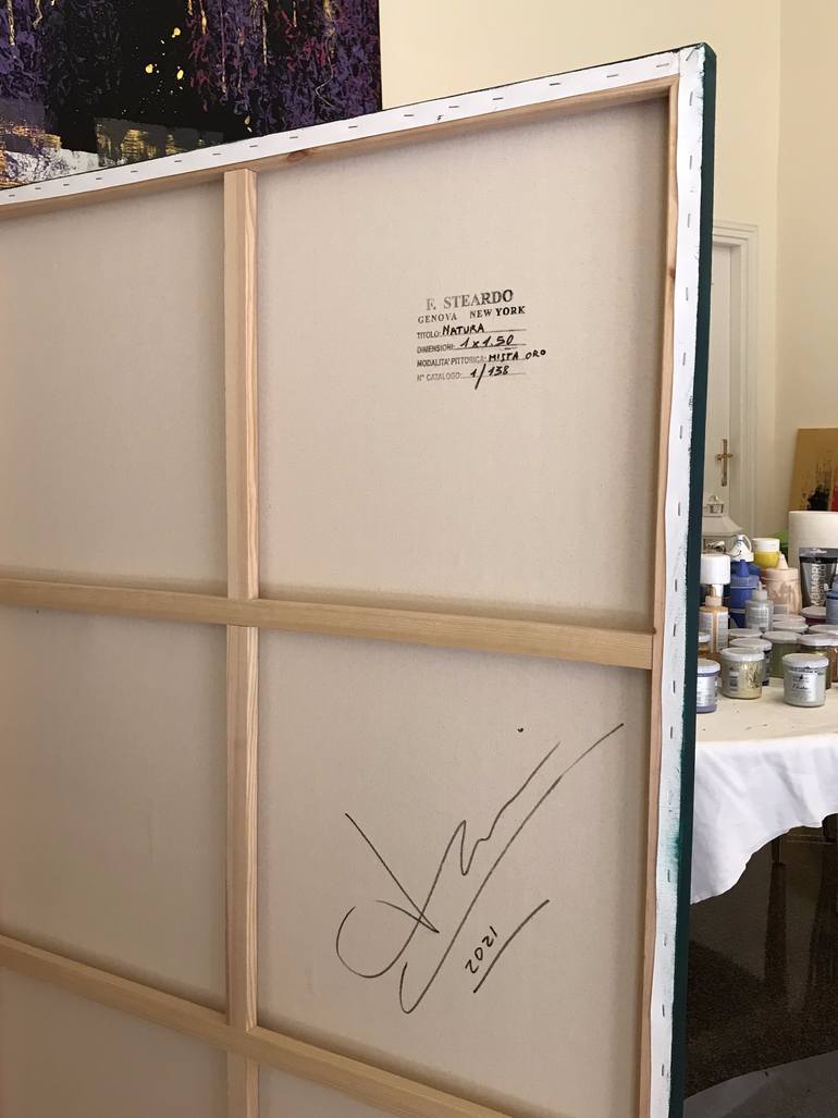 Original Abstract Painting by Fulvia Steardo Fermi