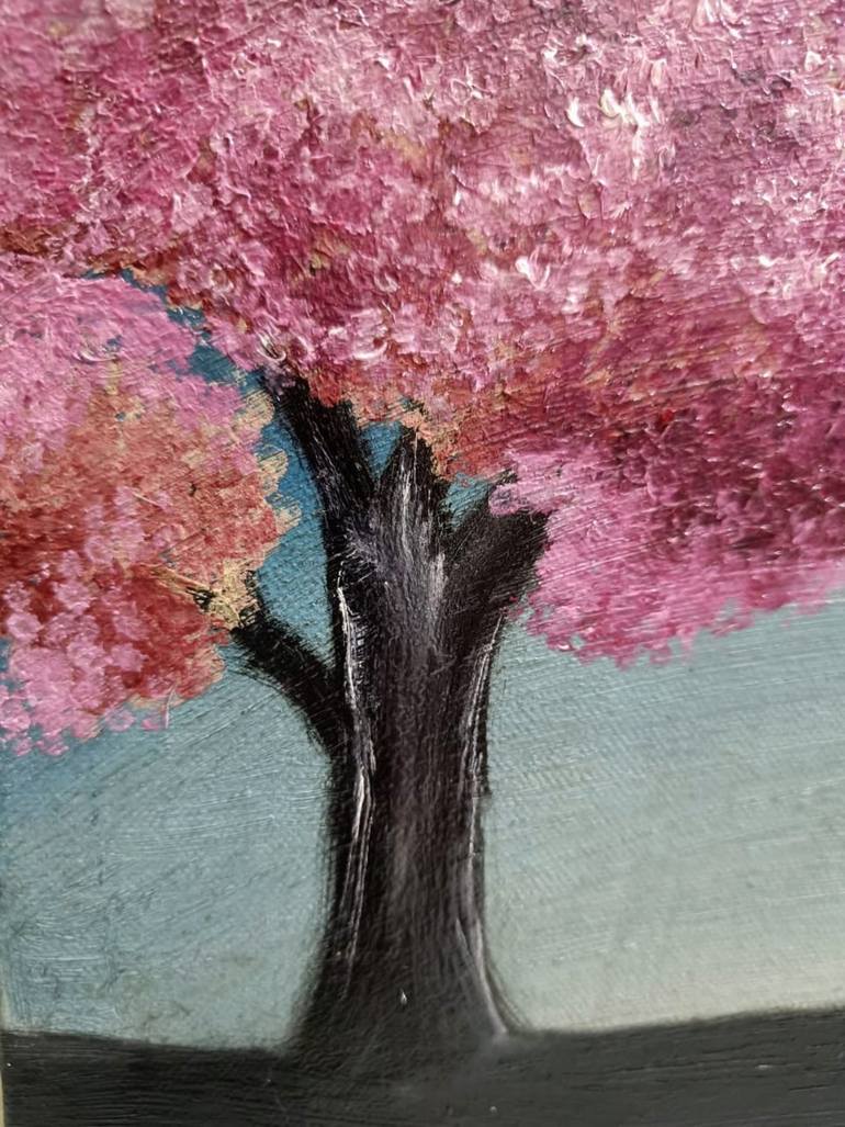 Original Abstract Landscape Painting by Dioteema Ganguly