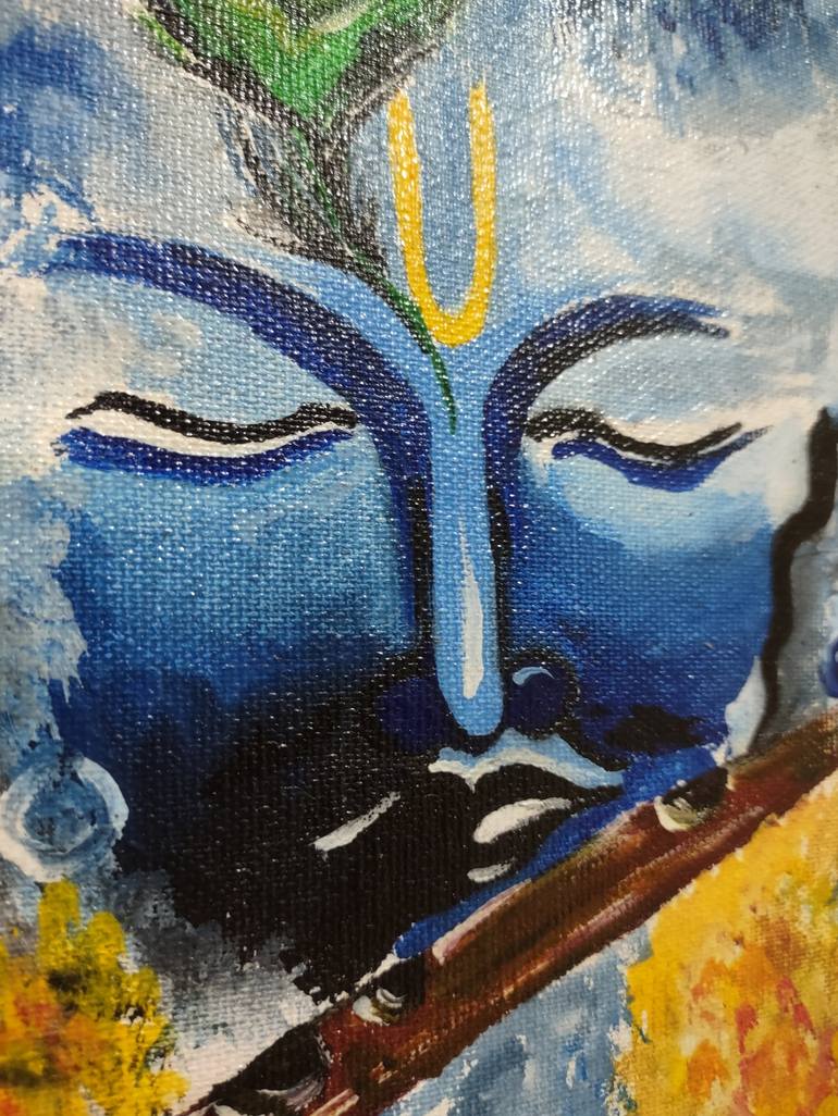 Original Fine Art Religion Painting by Dioteema Ganguly