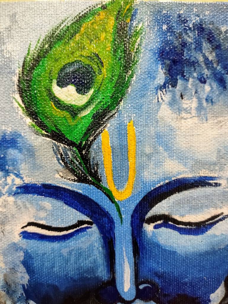 Original Fine Art Religion Painting by Dioteema Ganguly