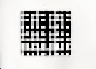 Grid 20/18: Black and White Nylon Monofilament thumb