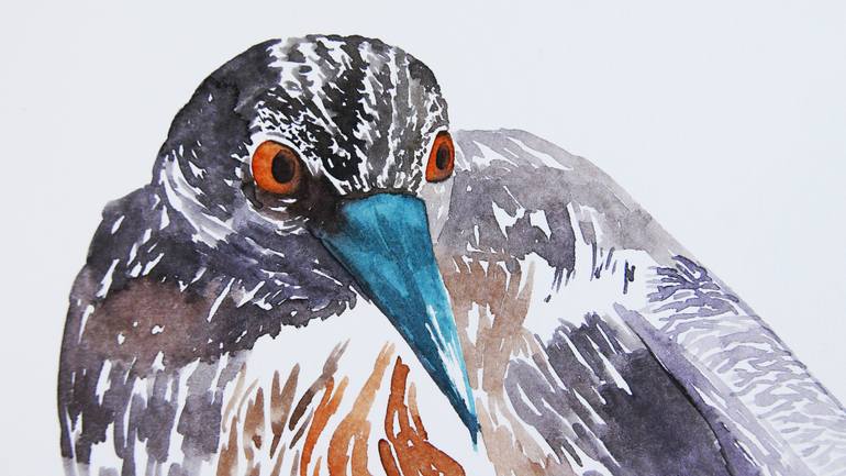 Original Illustration Animal Painting by Karina Danylchuk