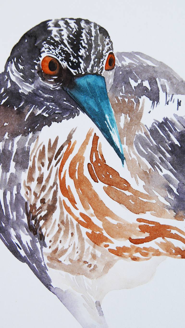 Original Illustration Animal Painting by Karina Danylchuk