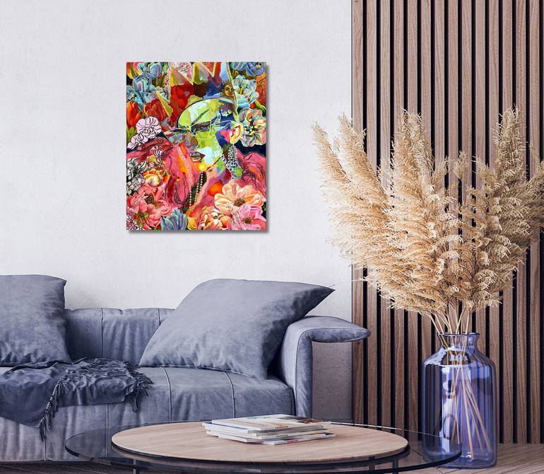 Original Abstract Expressionism Abstract Painting by Olha Trykolich