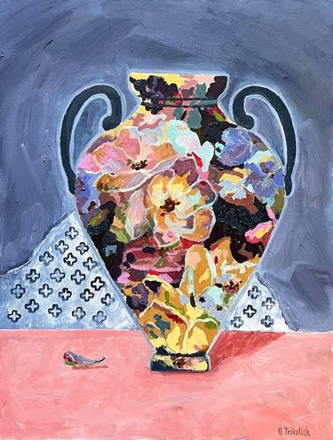 Original Still Life Paintings by Olha Trykolich