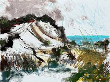 Original Beach Paintings by Olha Trykolich