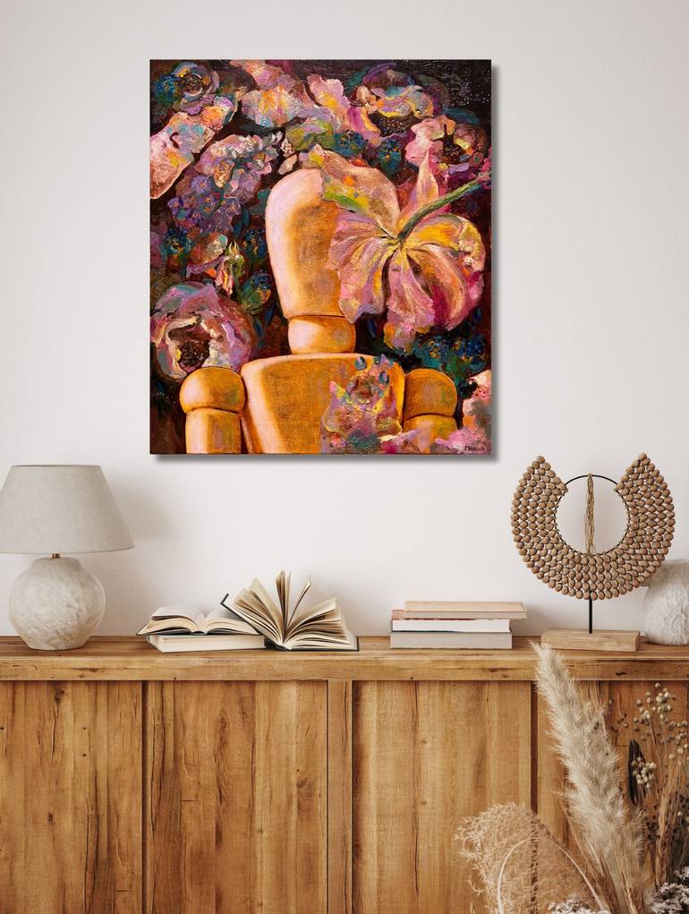 Original Abstract Expressionism Abstract Painting by Olha Trykolich