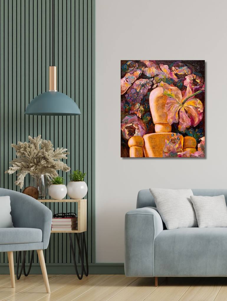 Original Abstract Expressionism Abstract Painting by Olha Trykolich