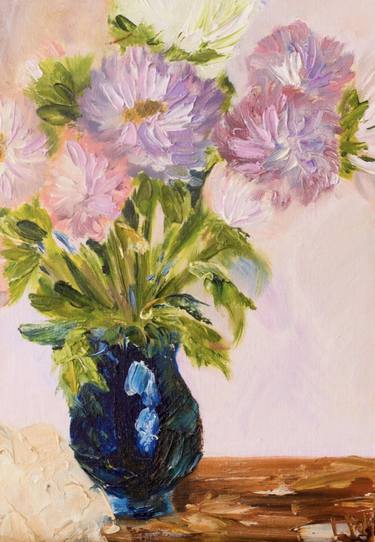 Print of Impressionism Floral Paintings by Natalya Lysenko
