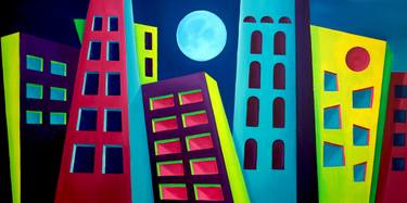 Original Architecture Painting by Carmen Hurt