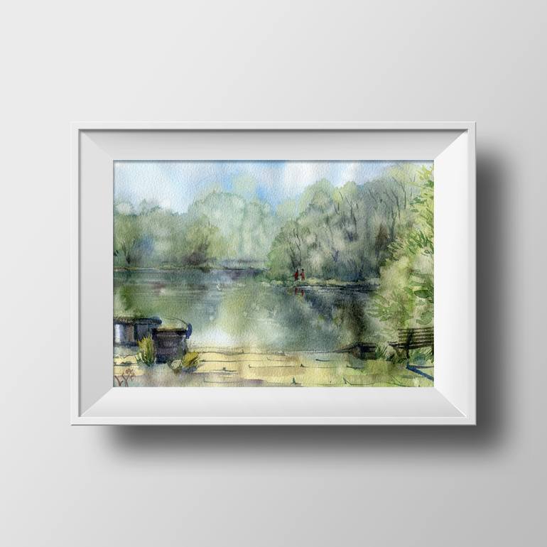 Original Impressionism Language Painting by Svitlana Lagutina
