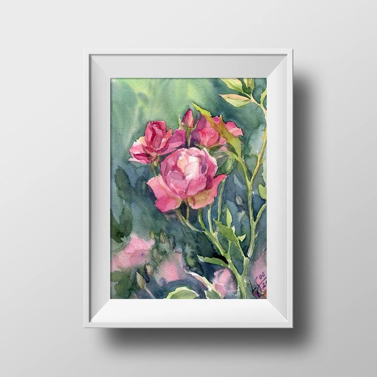 Original Realism Floral Painting by Svitlana Lagutina