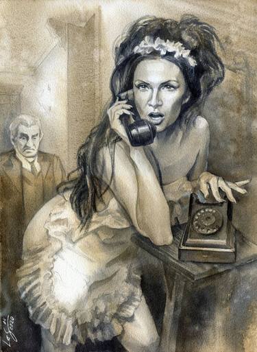 Hella. Illustration for Bulgakov's novel "Master and Margorita thumb
