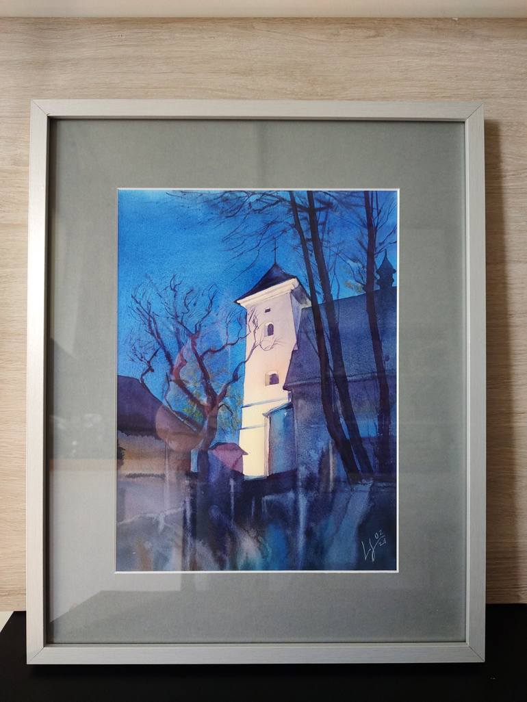 Original Architecture Painting by Svitlana Lagutina