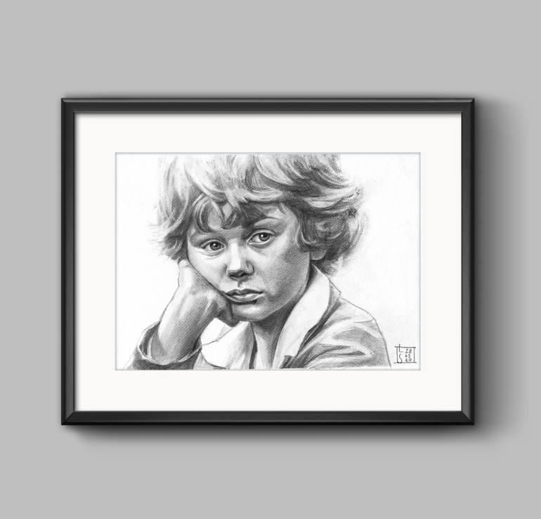 Original Other People Drawing by Svitlana Lagutina