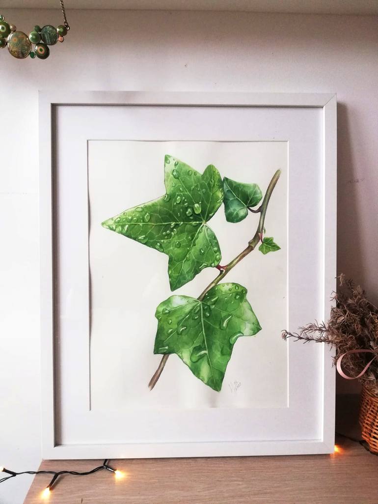 Original Botanic Painting by Svitlana Lagutina