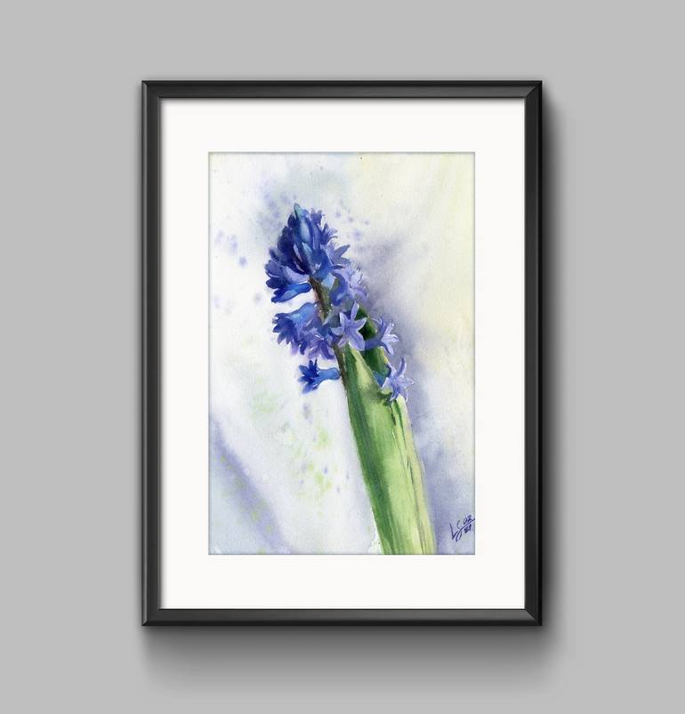 Original Illustration Floral Painting by Svitlana Lagutina