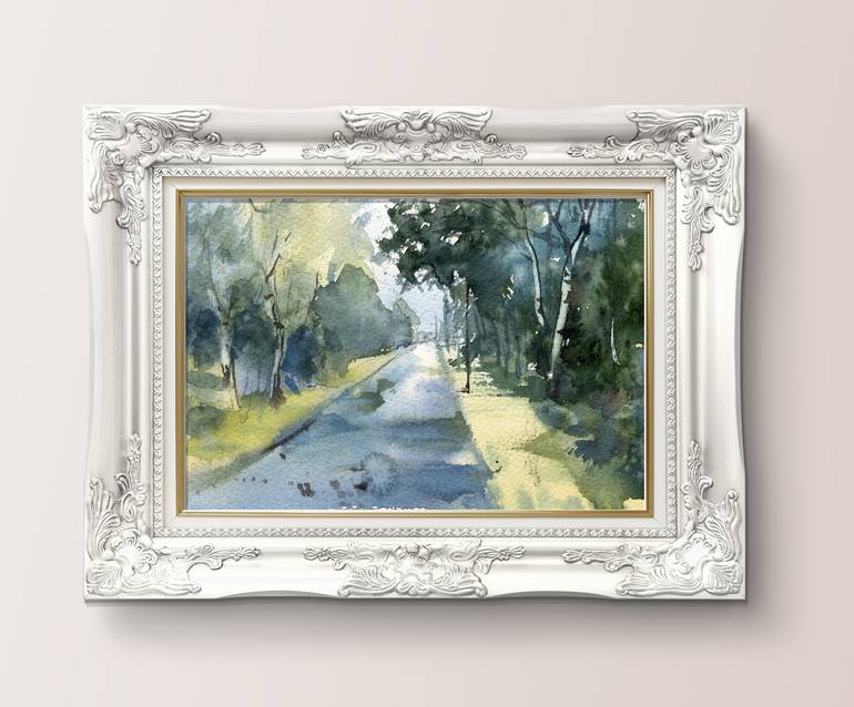 Original Impressionism Landscape Painting by Svitlana Lagutina