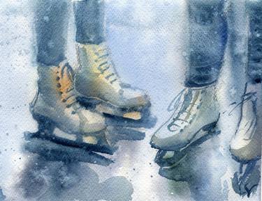 Original Impressionism Sports Paintings by Svitlana Lagutina