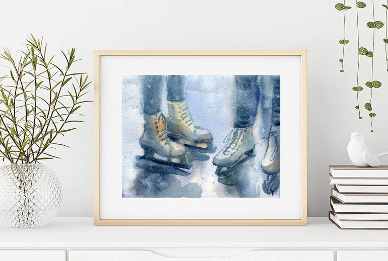 Original Impressionism Sports Painting by Svitlana Lagutina