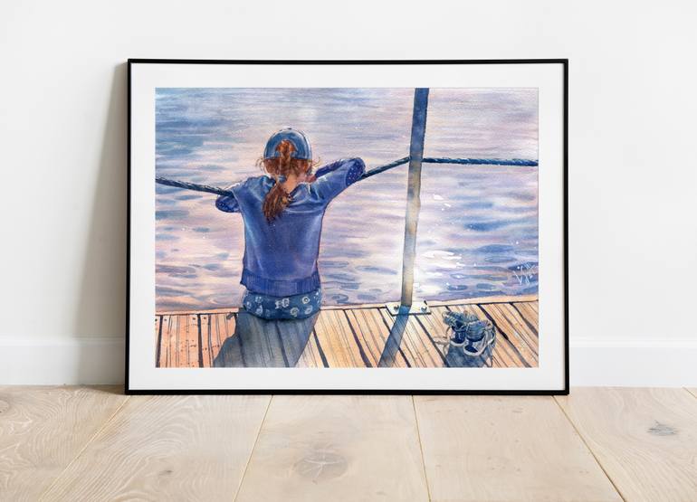 Original Classicism People Painting by Svitlana Lagutina