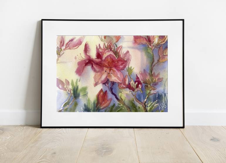 Original Impressionism Floral Painting by Svitlana Lagutina