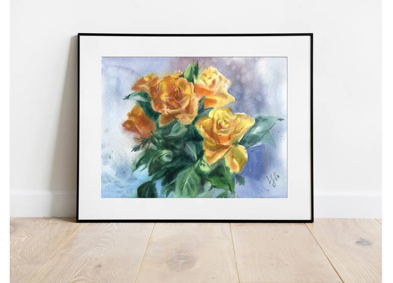 Original Impressionism Floral Painting by Svitlana Lagutina