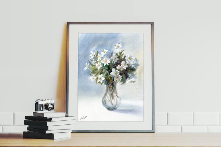 Original Realism Floral Painting by Svitlana Lagutina