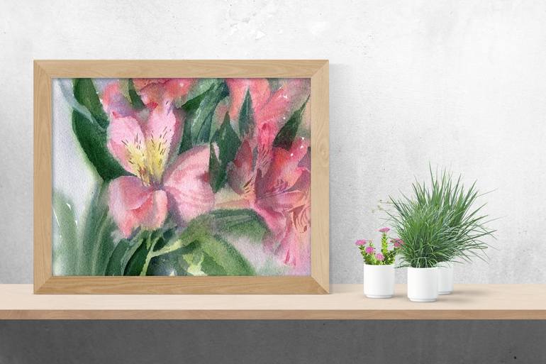 Original Impressionism Floral Painting by Svitlana Lagutina