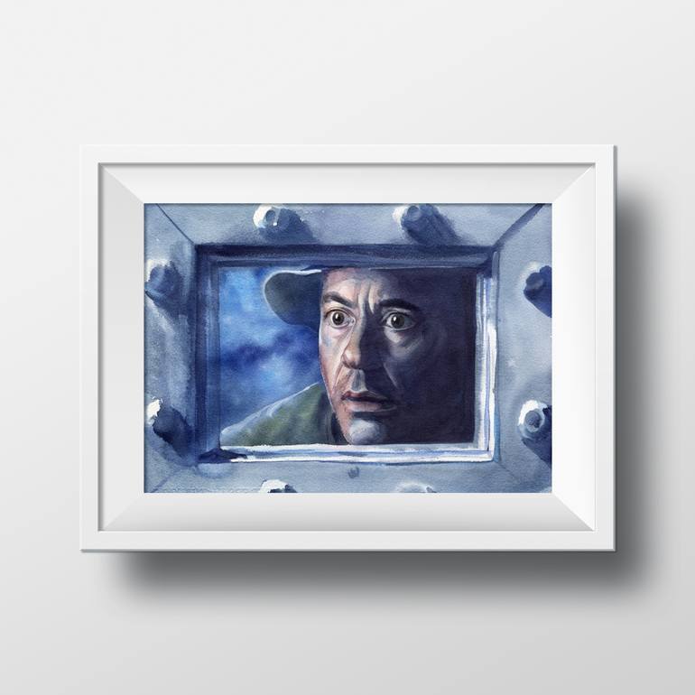 Original Documentary Cinema Painting by Svitlana Lagutina