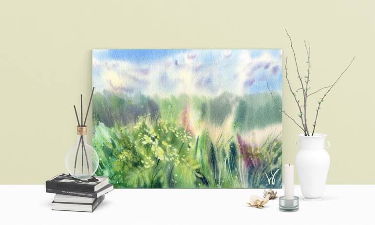 Original Impressionism Landscape Painting by Svitlana Lagutina