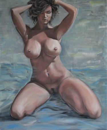 Original Figurative Erotic Paintings by Luchano Lu