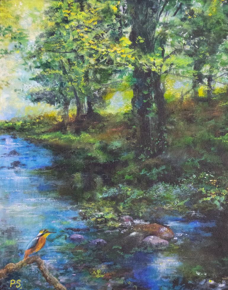 Riverside Painting By Phillip Scaife Saatchi Art   7659520 HSC00001 7 