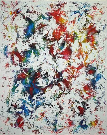 Original Abstract Expressionism Abstract Paintings by Daniyar Suleimenov