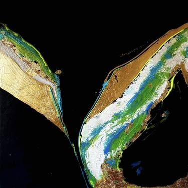 Original Abstract Expressionism Abstract Painting by Joanna Michon