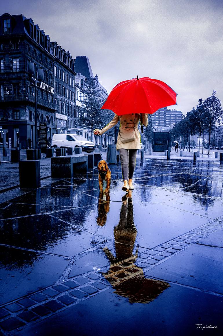 the red umbrella - Limited Edition of 30 Photography by delaborda tina ...