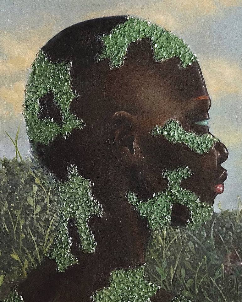 Original Portrait Painting by Kehinde Balogun