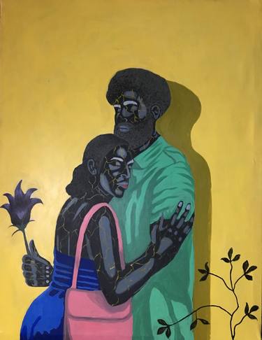 Original Love Painting by David Edward