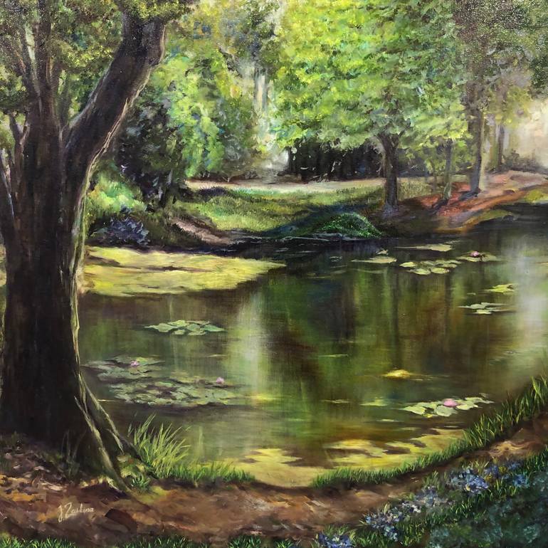 Original Realism Landscape Painting by Irina Zaikina