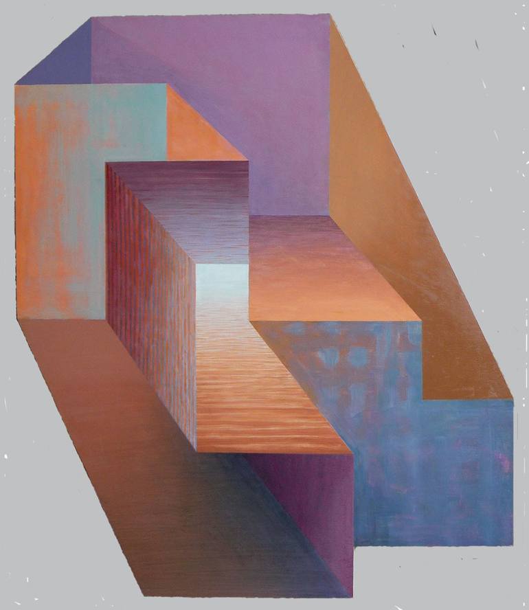 Original Abstract Paintings by Freek Van Ginkel