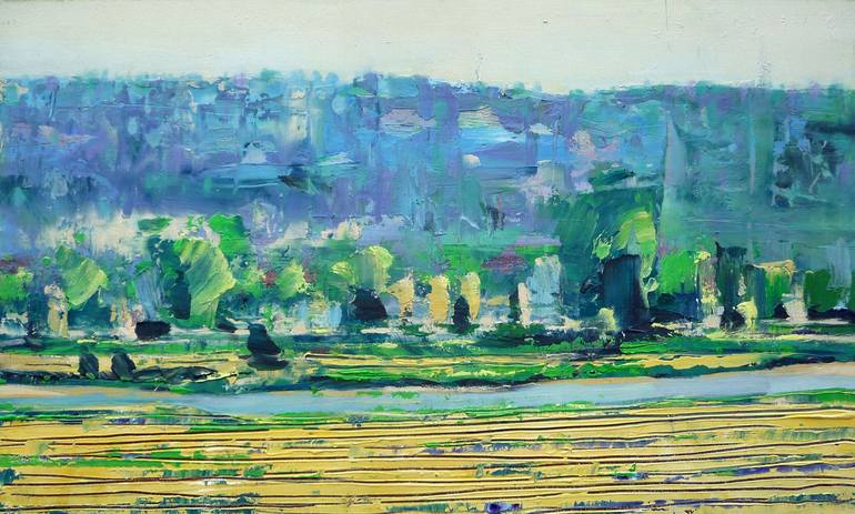Original Impressionism Landscape Paintings by Freek Van Ginkel