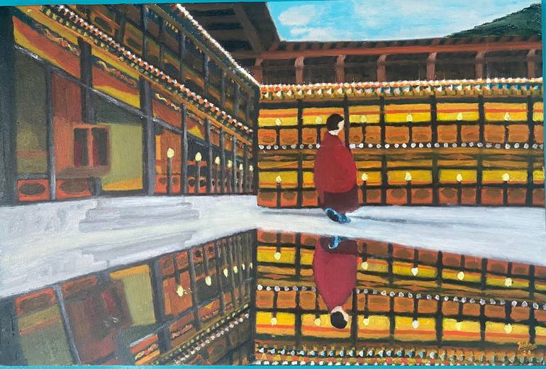 Summer Reflection Painting by Ha Lam | Saatchi Art