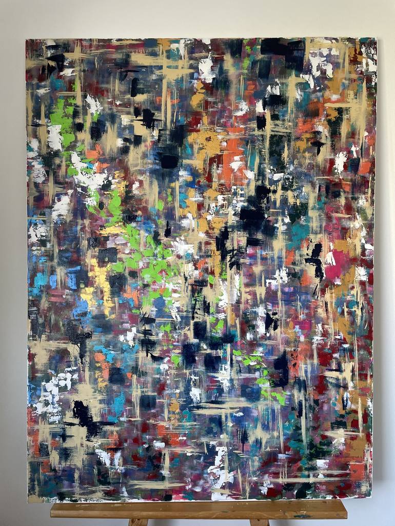 Original Abstract Painting by Jake Geddes