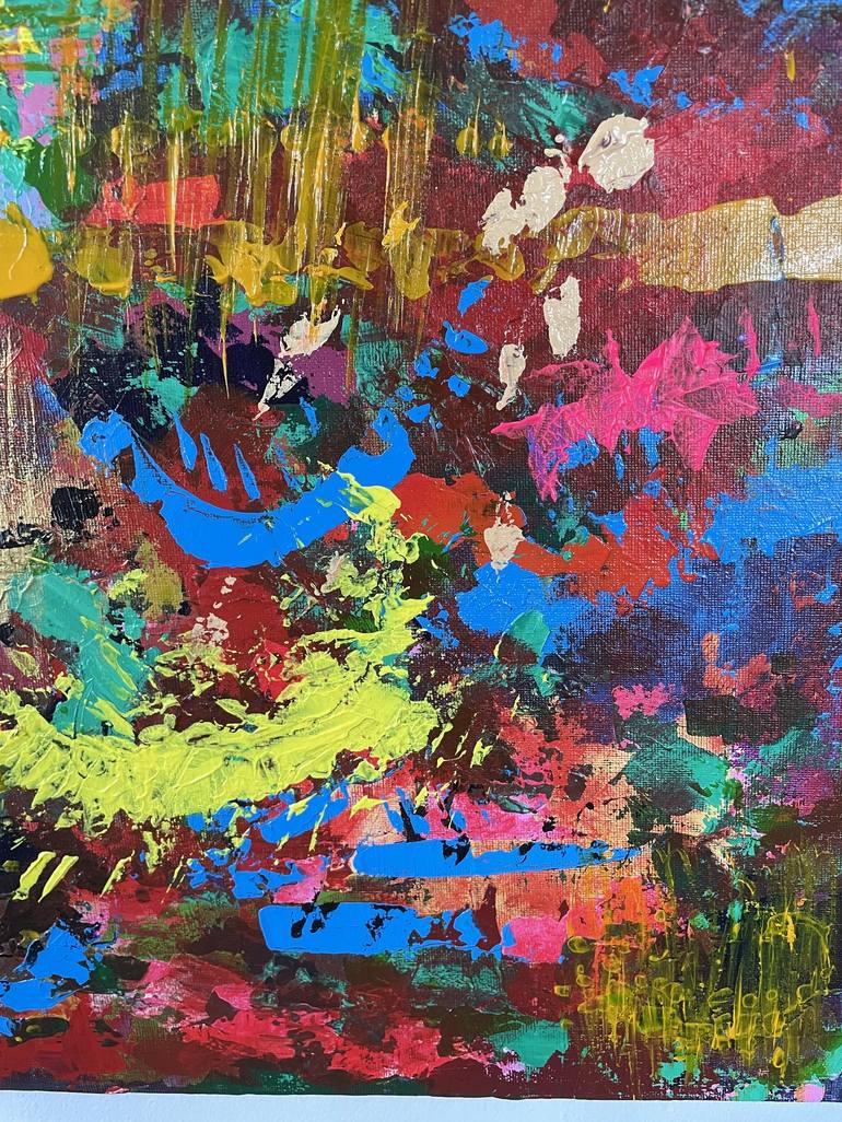 Original Abstract Painting by Jake Geddes