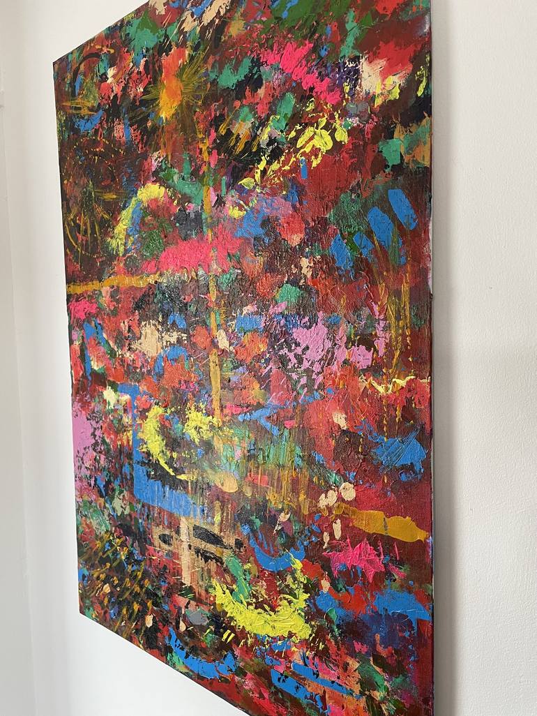 Original Abstract Painting by Jake Geddes