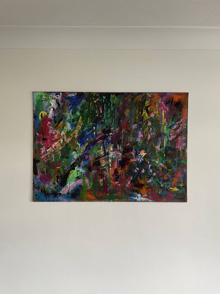 Original Abstract Painting by Jake Geddes