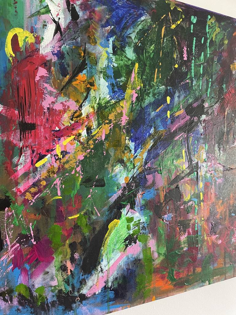 Original Abstract Painting by Jake Geddes