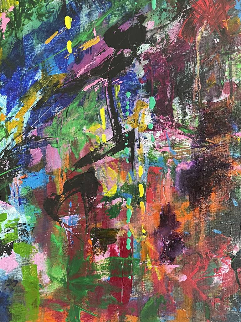 Original Abstract Painting by Jake Geddes